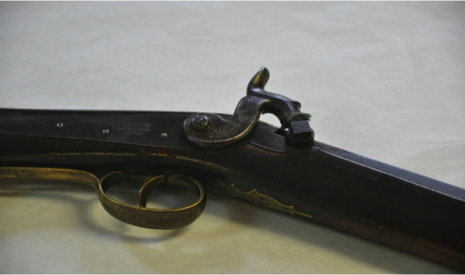 Detail 3 of Edwin Wesson Caplock Rifle 1840