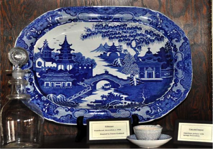 Willow Ware Platter from Emma Goddard China Collection