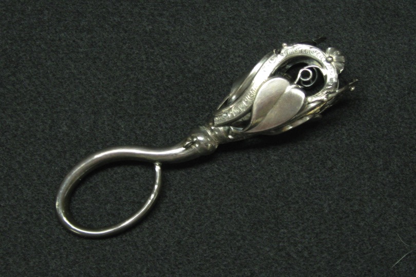 Silver tussy-mussy 1870