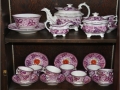 Emma Goddard Pink Luster China Tea Set 1823